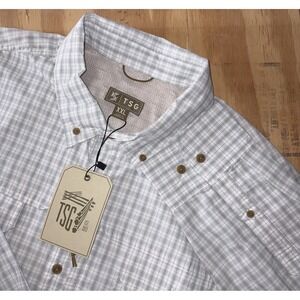 TSG Airetex Brooks Bamboo Long Sleeve Performance Mens XXL 2XL Fishing Hike New‎